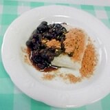 自家製小豆煮と黒食材のきなこで、一味違うあんこ餅♪